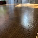 Table vintage pieds compas années 1950