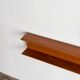Teak wall shelf by Wilhelm Renz for Walter Wirz Mid Century Design