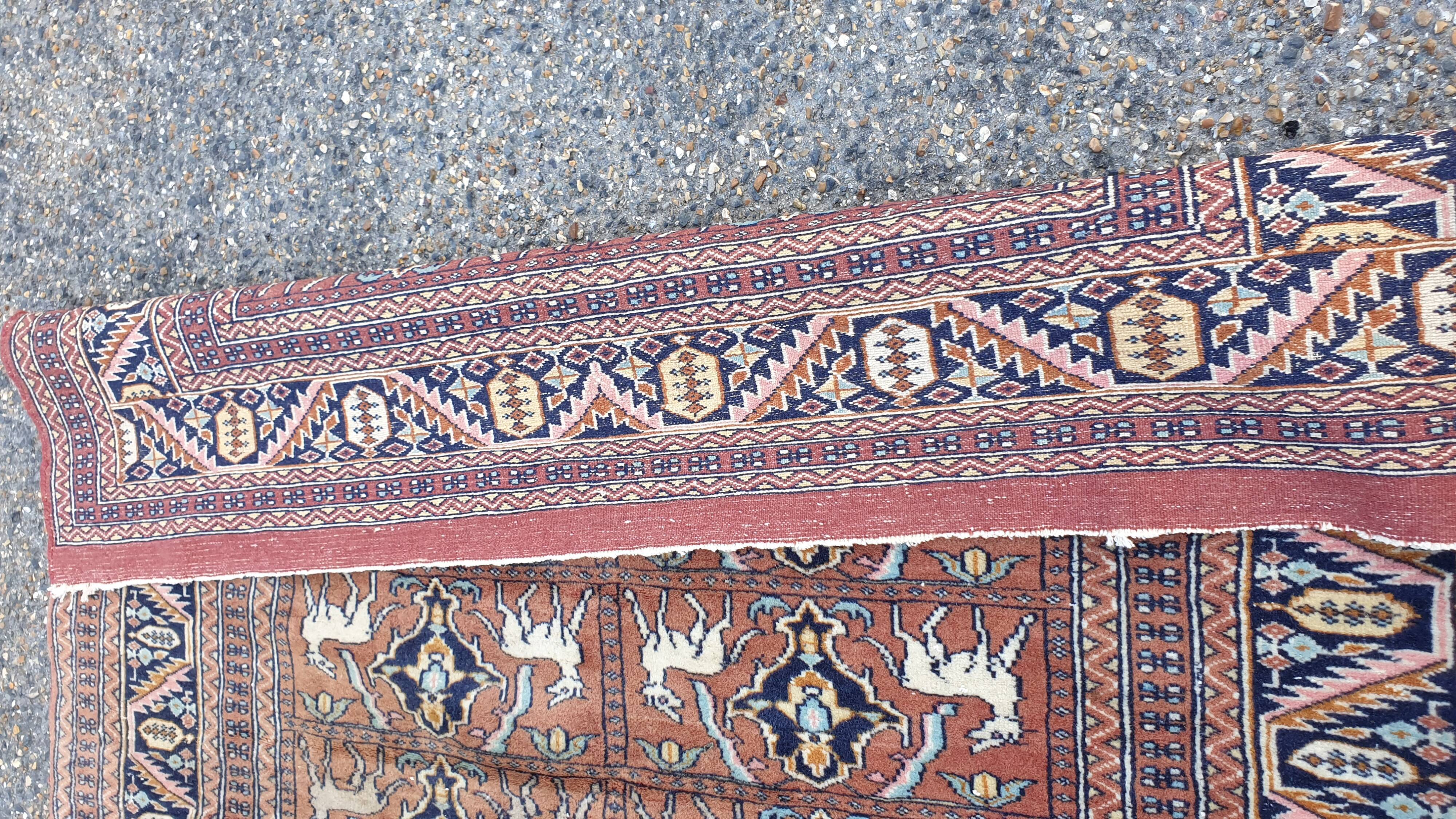 Oriental carpets silk wool