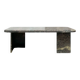 Vintage rectangular coffee table in marble