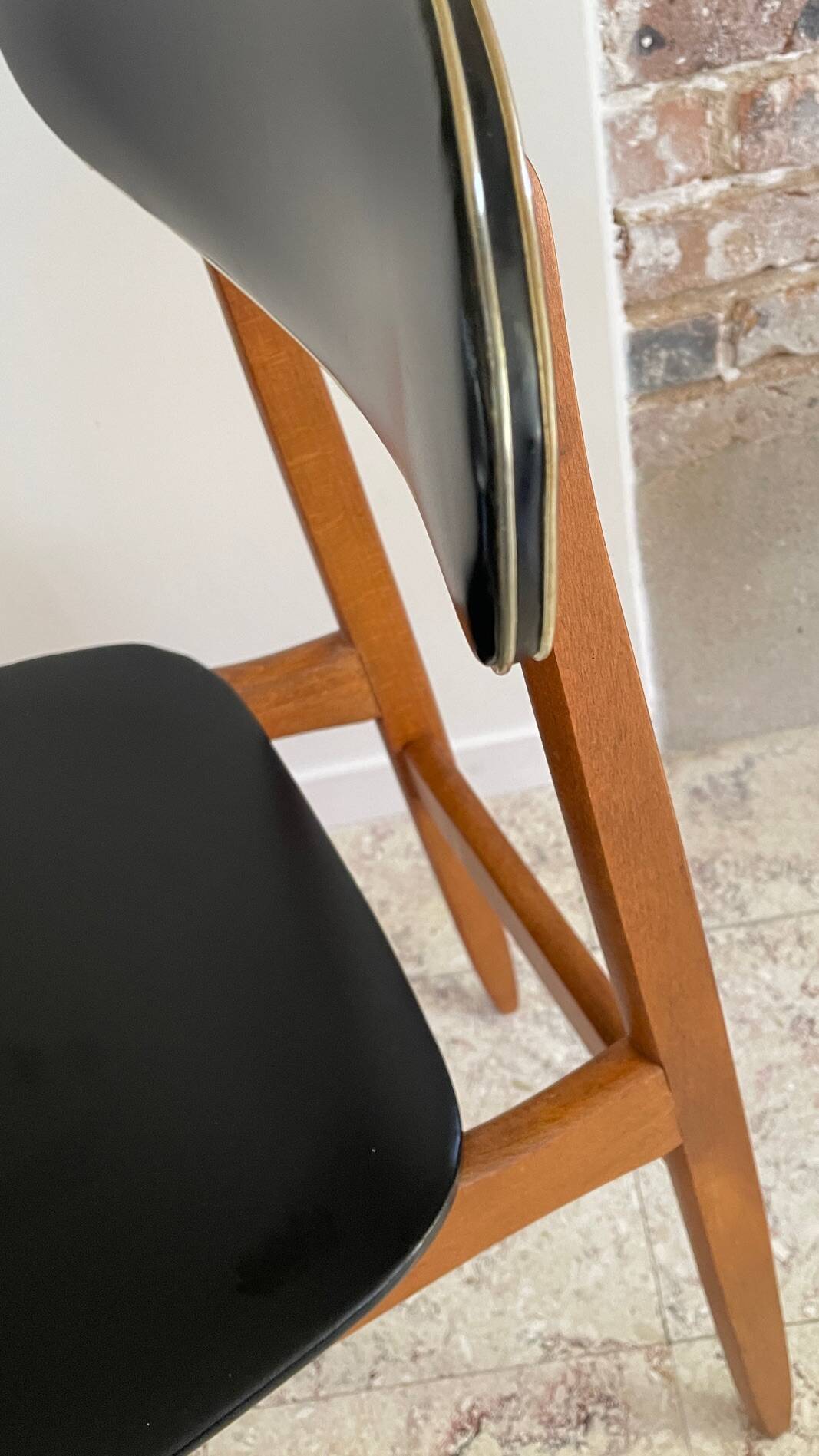 Paire de chaises scandinaves chic vintage