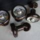Set of 4 wall lamps Raak year 70