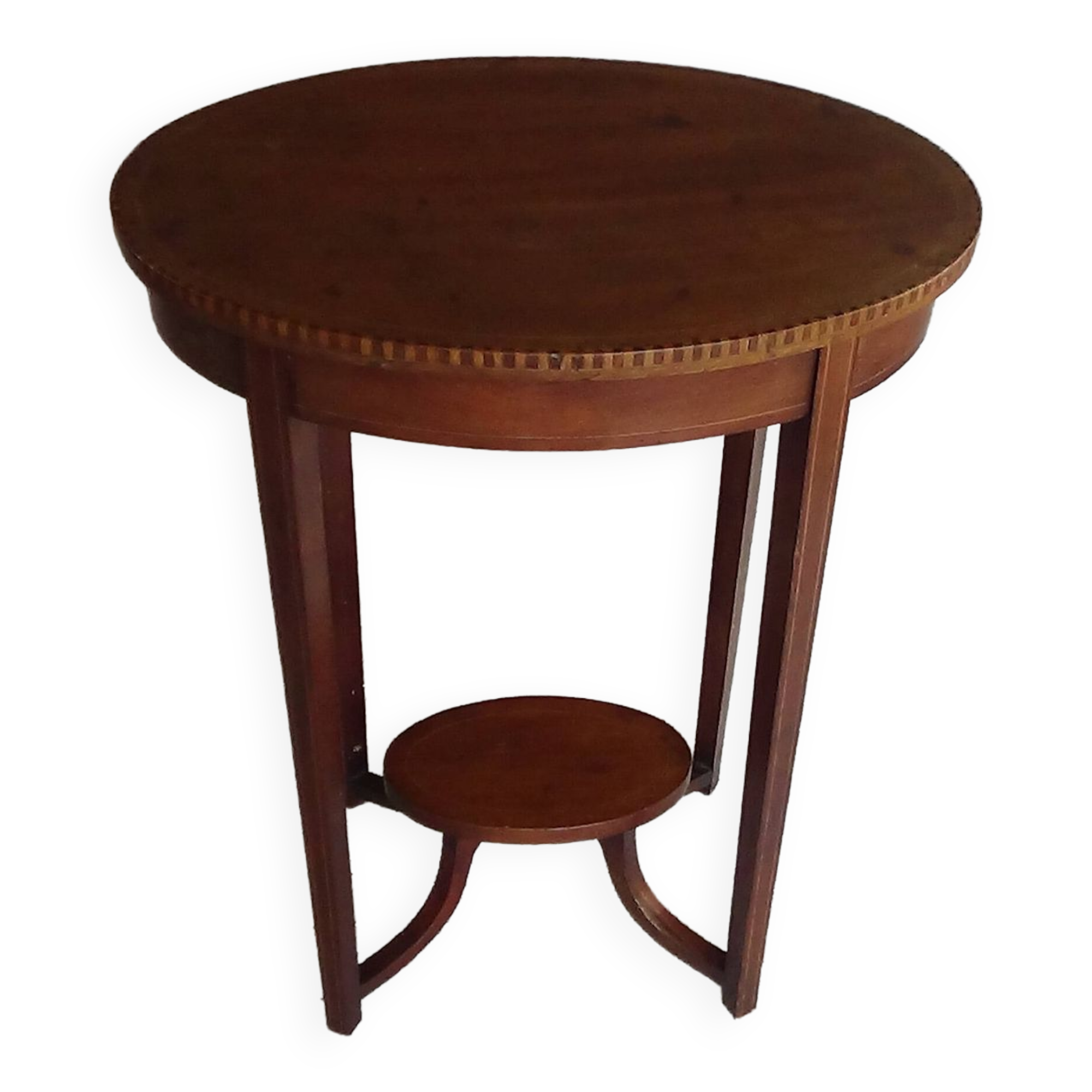 Mahogany side table.