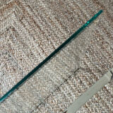 Glass and plexi side table 1980