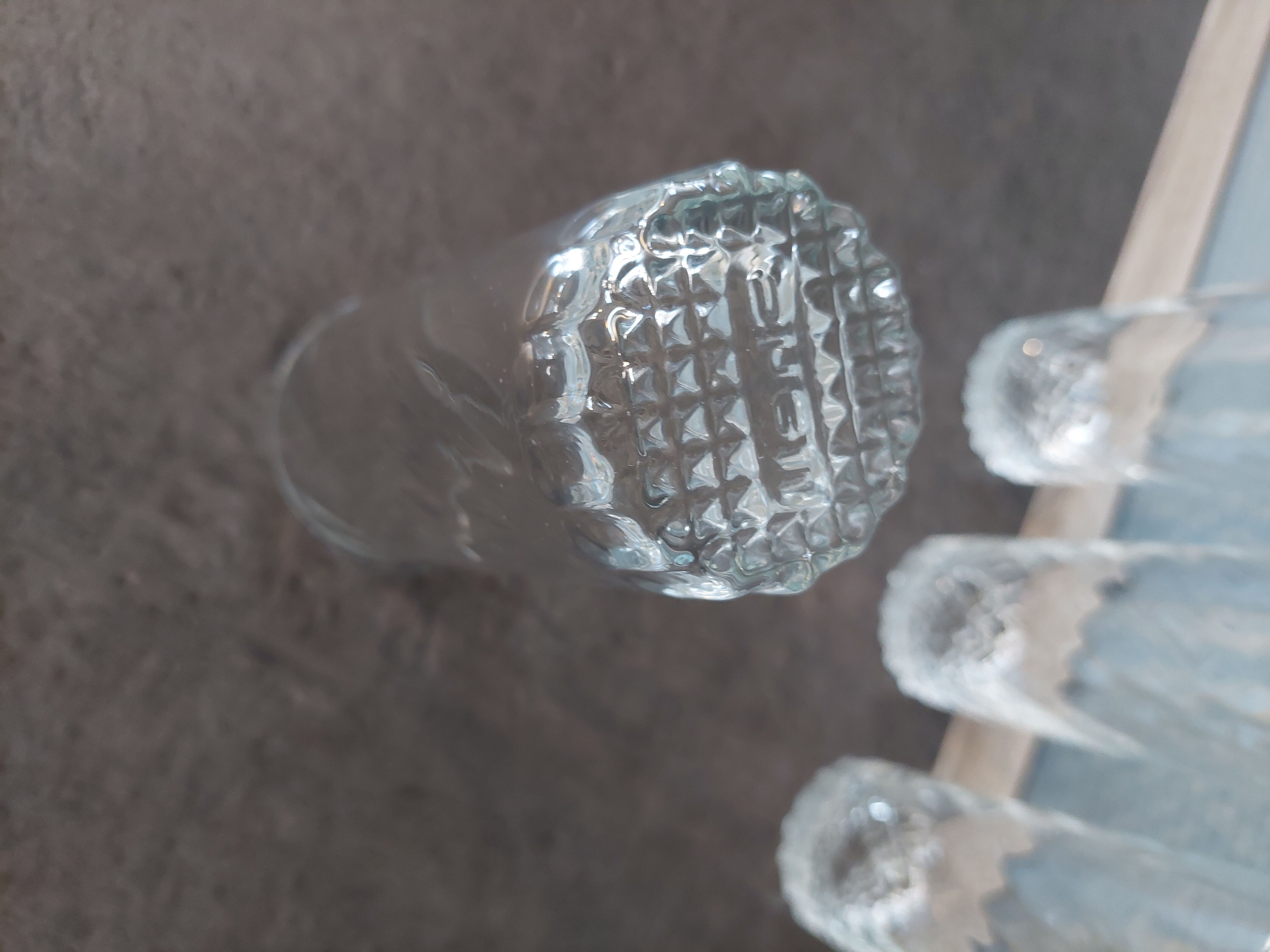 6 Vintage Shell glasses year 70