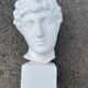 Buste Hermes en plâtre sur socle
