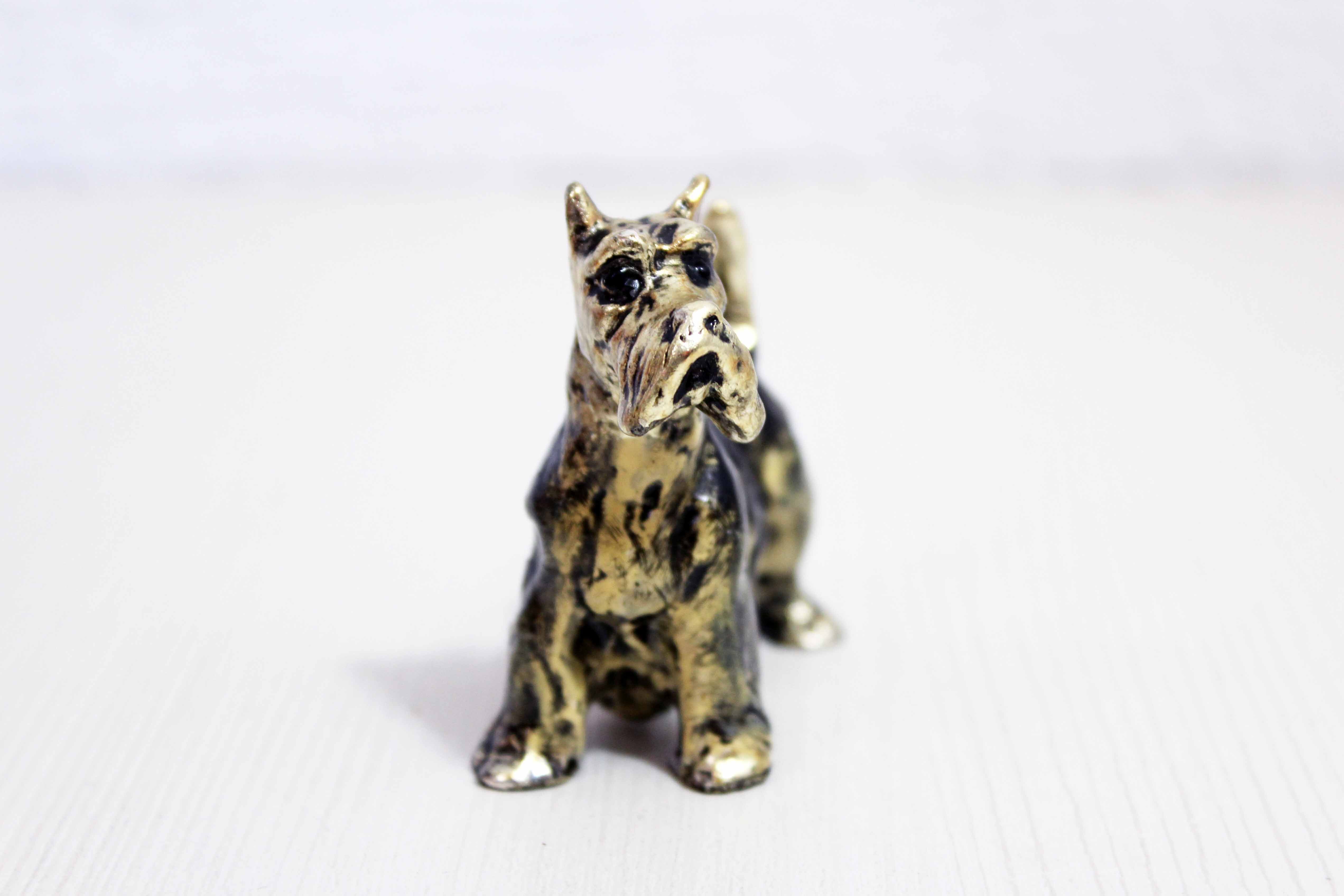 Scottish solid tin terrier