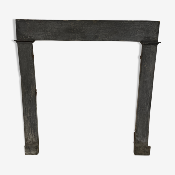 Wooden fireplace frame