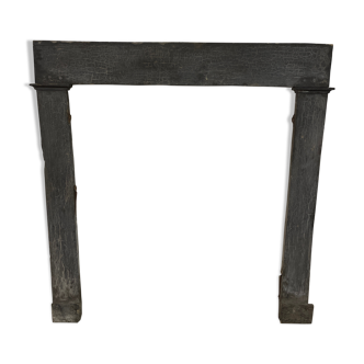 Wooden fireplace frame