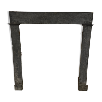 Wooden fireplace frame