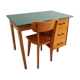Ensemble bureau et chaise vintage
