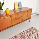 Sideboard feet metal vintage, Scandinavian style, 200cm