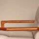 Vintage Armchair Beige Upholstery Scandinavian Design