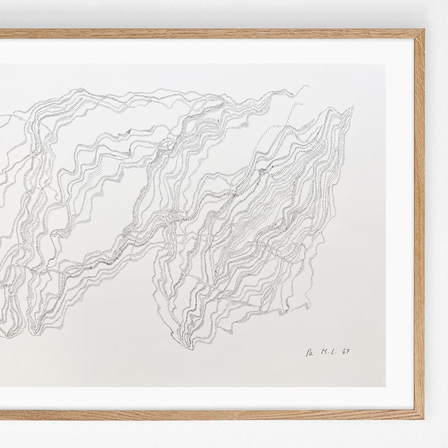 Drawing by sculptor Maria Chiara Re