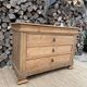 Renovated antique solid wood chest of drawers