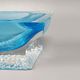 1960s astonishing blue ashtray or vide poche by Flavio Poli