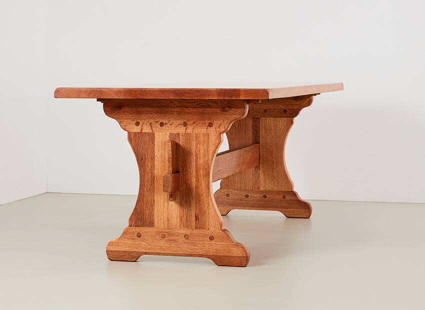 Oak Dining Table Meubelfabriek Oisterwijk 1940s