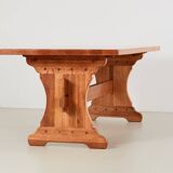 Table à manger en chêne Meubelfabriek Oisterwijk années 1940