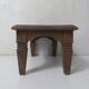 old small wooden bench step