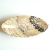 Mexican tidy in carved stone, 70s