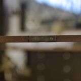 Beech shelf with ball feet, 1960s