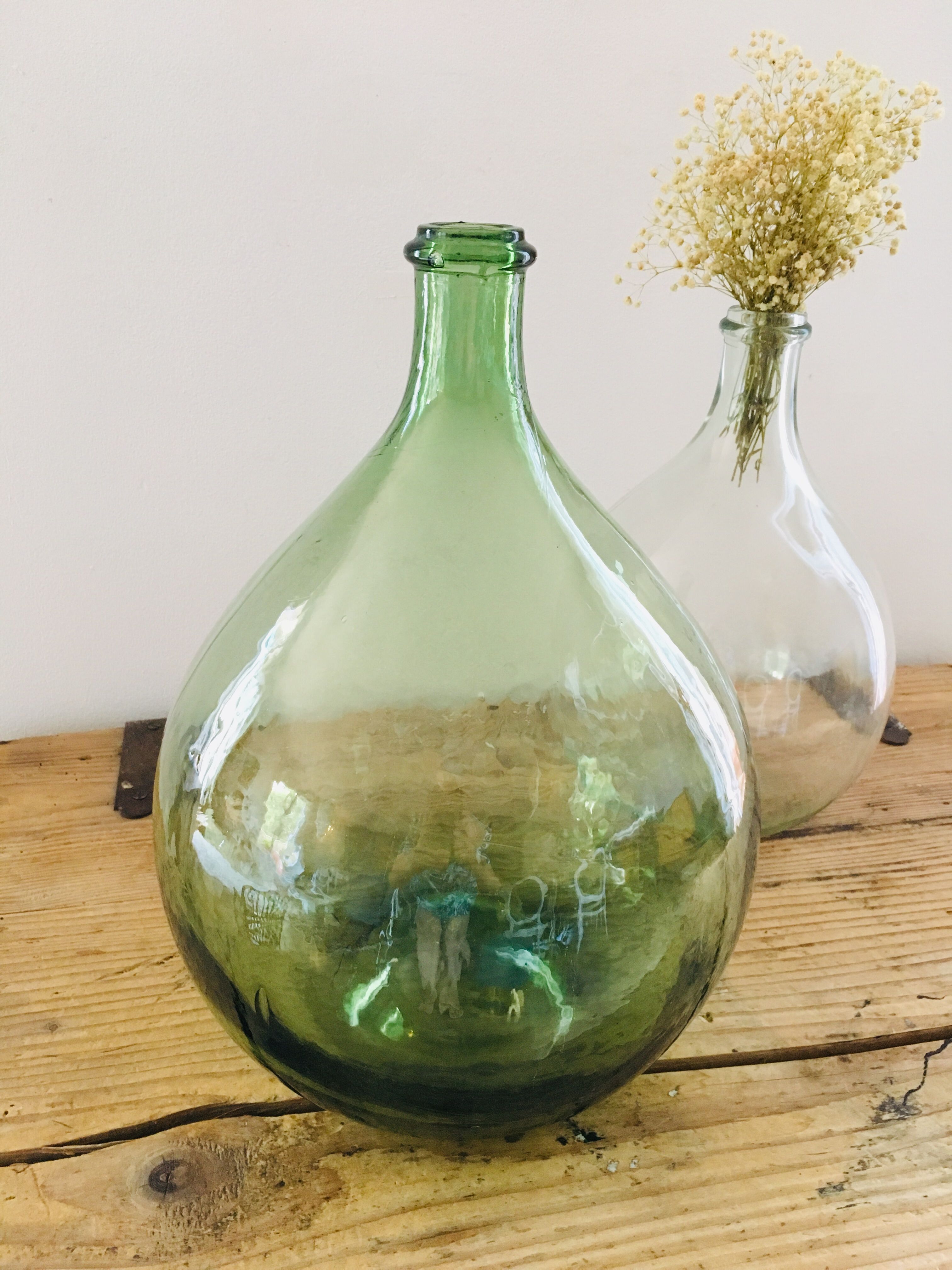Green demijohn 10 liters