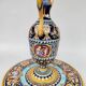 Ewer and its basin, in Gien earthenware, Renaissance model, 20th century.