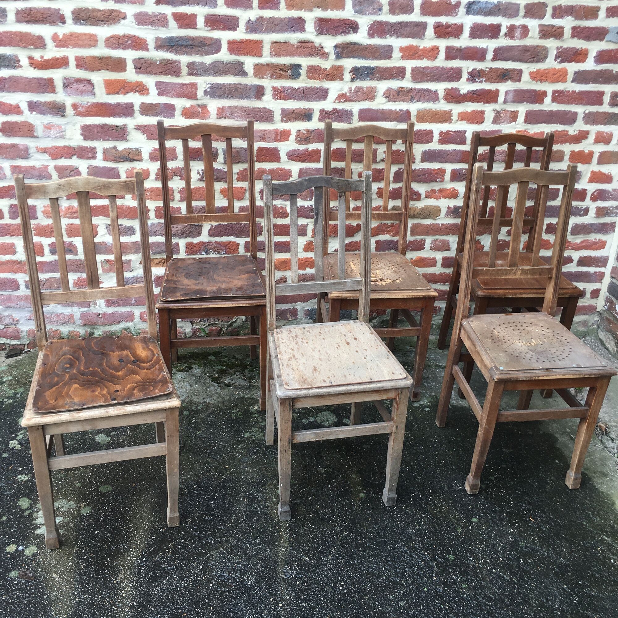 Set of 6 Luterma bistro chairs