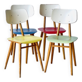 Dining chairs by ton, 1960’
