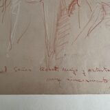 Portrait with sanguine