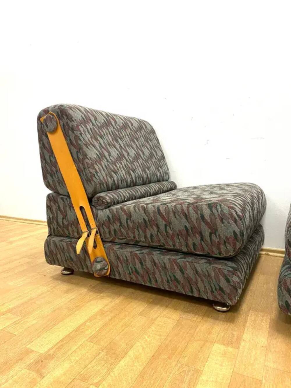 Mid-Century Folding Two-Seat Sofa, 1970s, Czechoslovakia