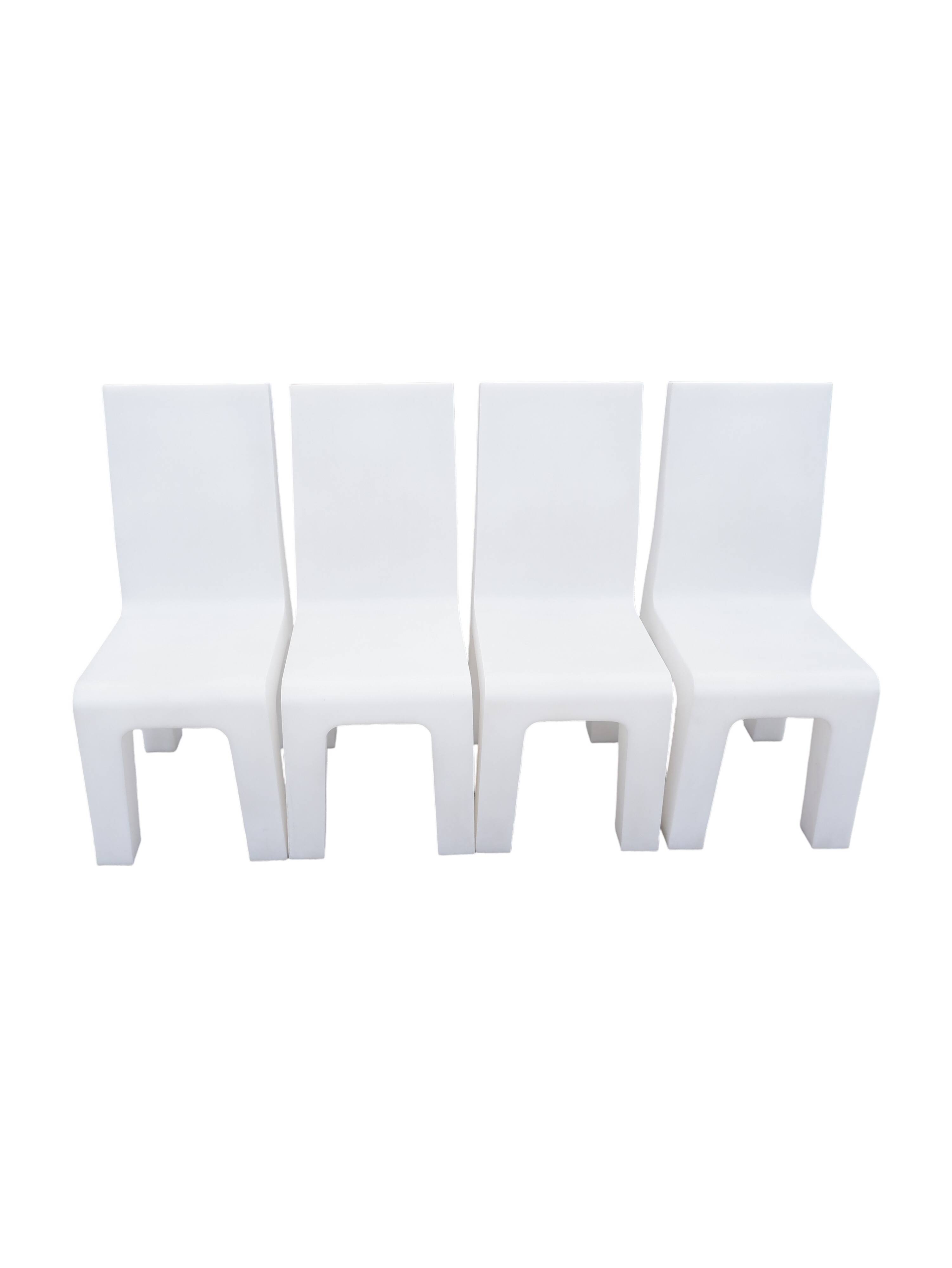 Ensemble de 4 chaises du musée Gispen, années 1990
