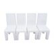 Ensemble de 4 chaises du musée Gispen, années 1990