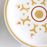 Longchamp dessert service, 10 plates and 1 dish, Vintage