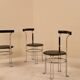 Tubular chairs, chrome steel, 1970s