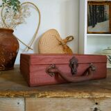 Floral interior brown vintage case