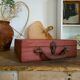 Floral interior brown vintage case