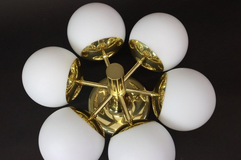 Mid-century ceiling lamp by Kaiser Germany 1960s