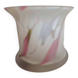 1970 vase in glass paste