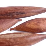 Set of wooden dishes Crafts of Africa, 20th