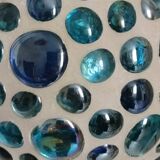Glass and concrete ball lamp