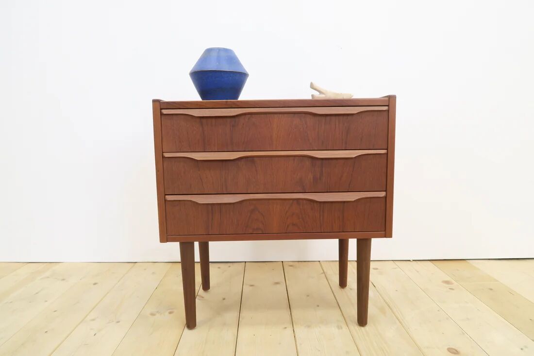 Table de chevet danoise en teck, années 1960