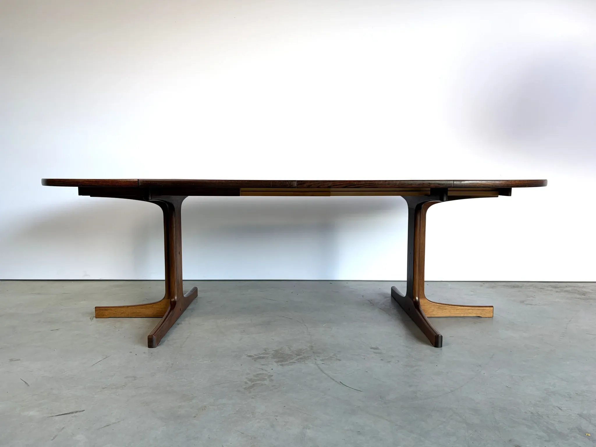 Midcentury Swedish extendable dining table in teak, 1960s
