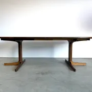Midcentury Swedish extendable dining table in teak, 1960s