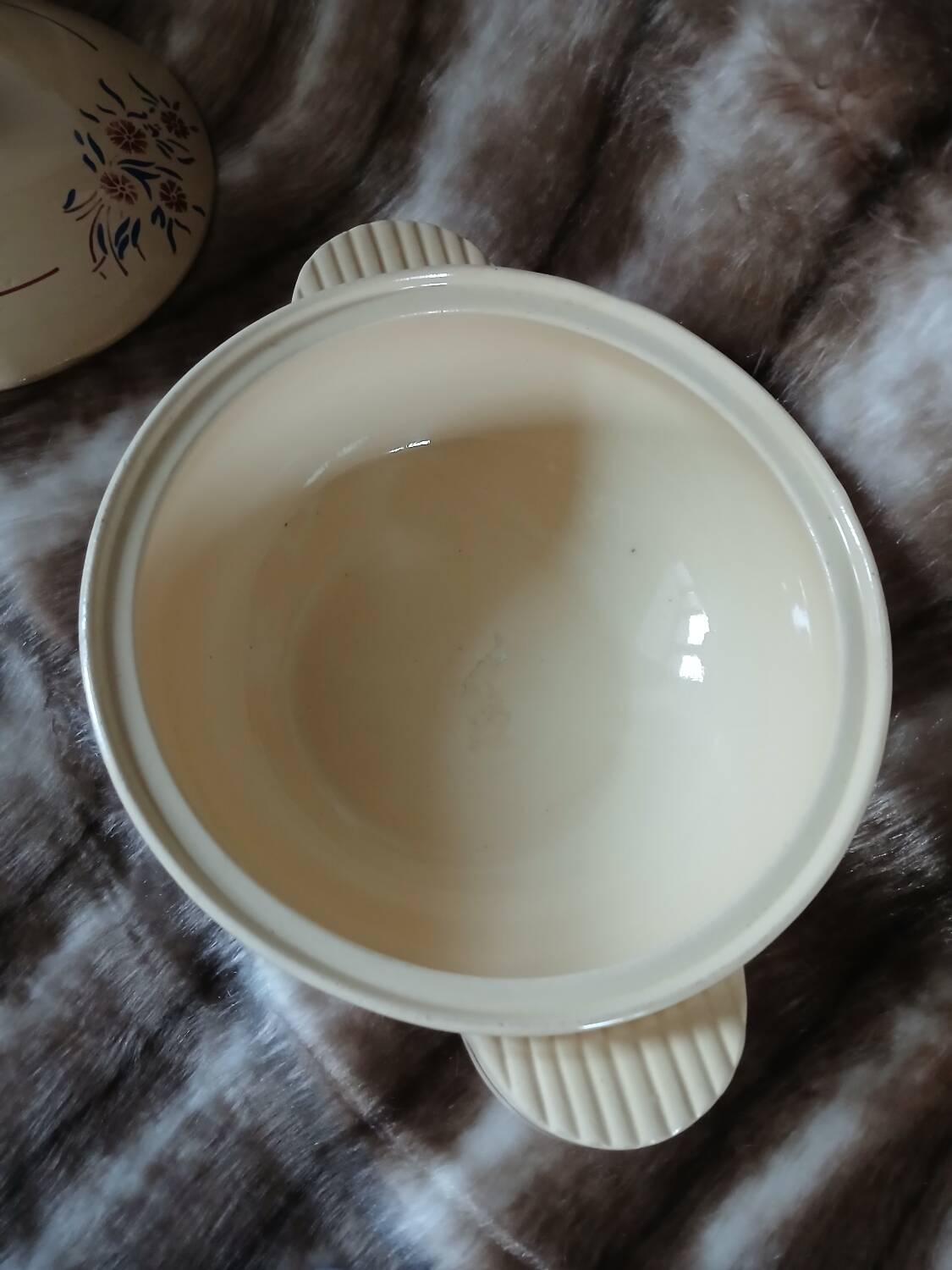 Antique soup tureen "Francine" from Badonviller