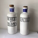 Biot earthenware oil bottle