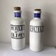 Biot earthenware oil bottle