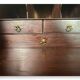 Commode, secrétaire, scriban de pente anglais en acajou, Angleterre XVIIIème
