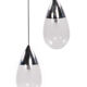 Set Hanging lamps by Glashutte Limburg Model Drop, 1970 Germany.