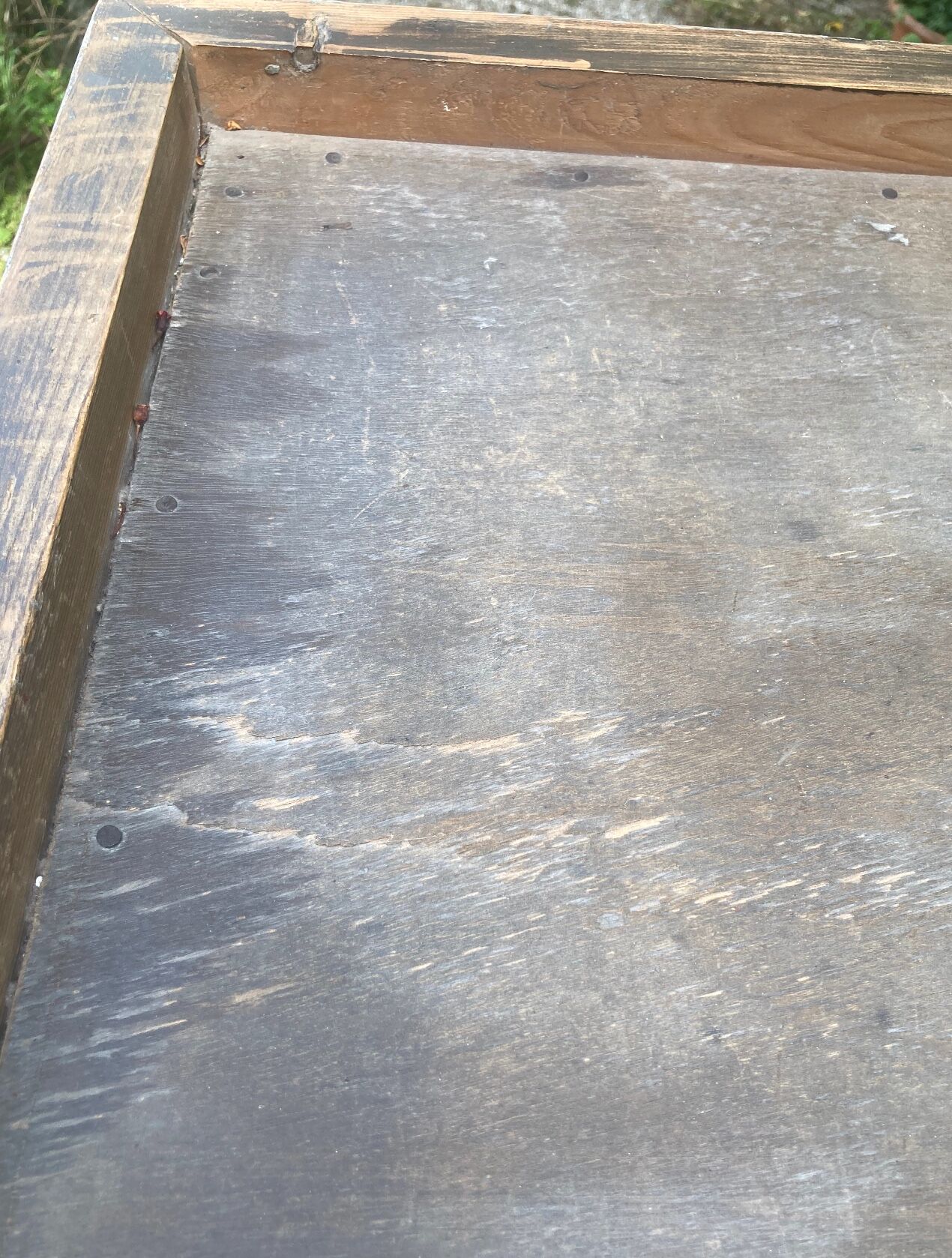 Vintage glazed Parisian wardrobe